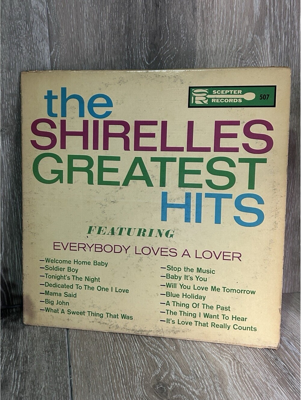 Vintage The Shirelles Greatest Hits Vinyl – Scepter Records –Classic 60s Soul LP